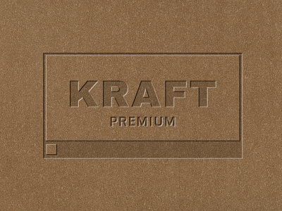 Kraft PSD Logo Effect | Sustainable Branding Design adobe brand identity branding business logo cardboard creative logo design ecofriendly graphic design illustrator kraft kraft paper logo logo effect photoshop psd sustainable business unique logo vector zerowaste