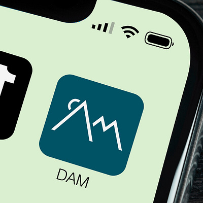 DAM v. 2 App Design app appdesign design flat flat design flatdesign graphic graphic design graphicdesign graphics ios logo ui ux