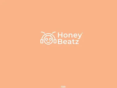 Logo design for HoneyBeatz brand design branding graphic design logo logo design logos minimalist logo outline logo simple logo