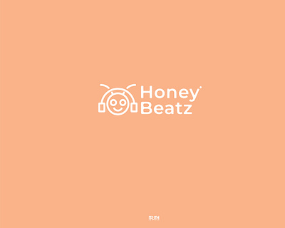 Logo design for HoneyBeatz brand design branding graphic design logo logo design logos minimalist logo outline logo simple logo