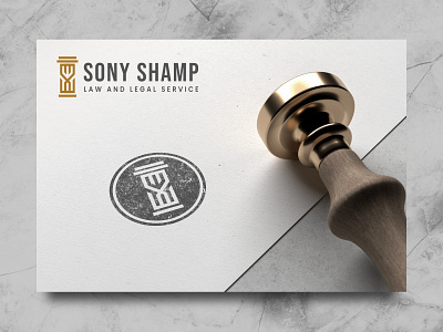 Sony Shamp Logo app logo brand style formal icon identity law letter letter logo logo logo design logo designer logo maker modern logo monogram pillar print s logo service symbol typography