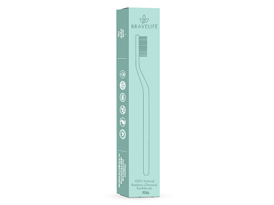 Bravelife Packaging Design brand branding brush concept creative design label label design logo natural package packaging packaging design packaging pro packagingpro product toothbrush