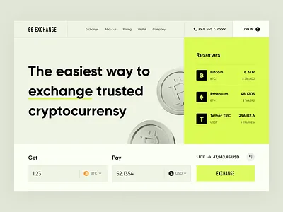 Cryptocurrency Exchange Website binance bitcoin blockchain coin coinbase crypto crypto exchange cryptocurrency cryptodesign cryptowallet defi ethereum exchange finance gemini kraken nft token trade uidesign