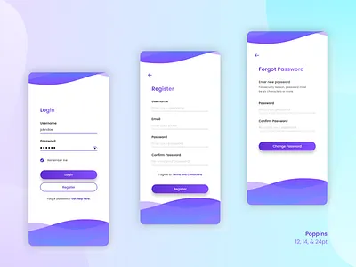 Login Account app application design illustration mobile ui ux