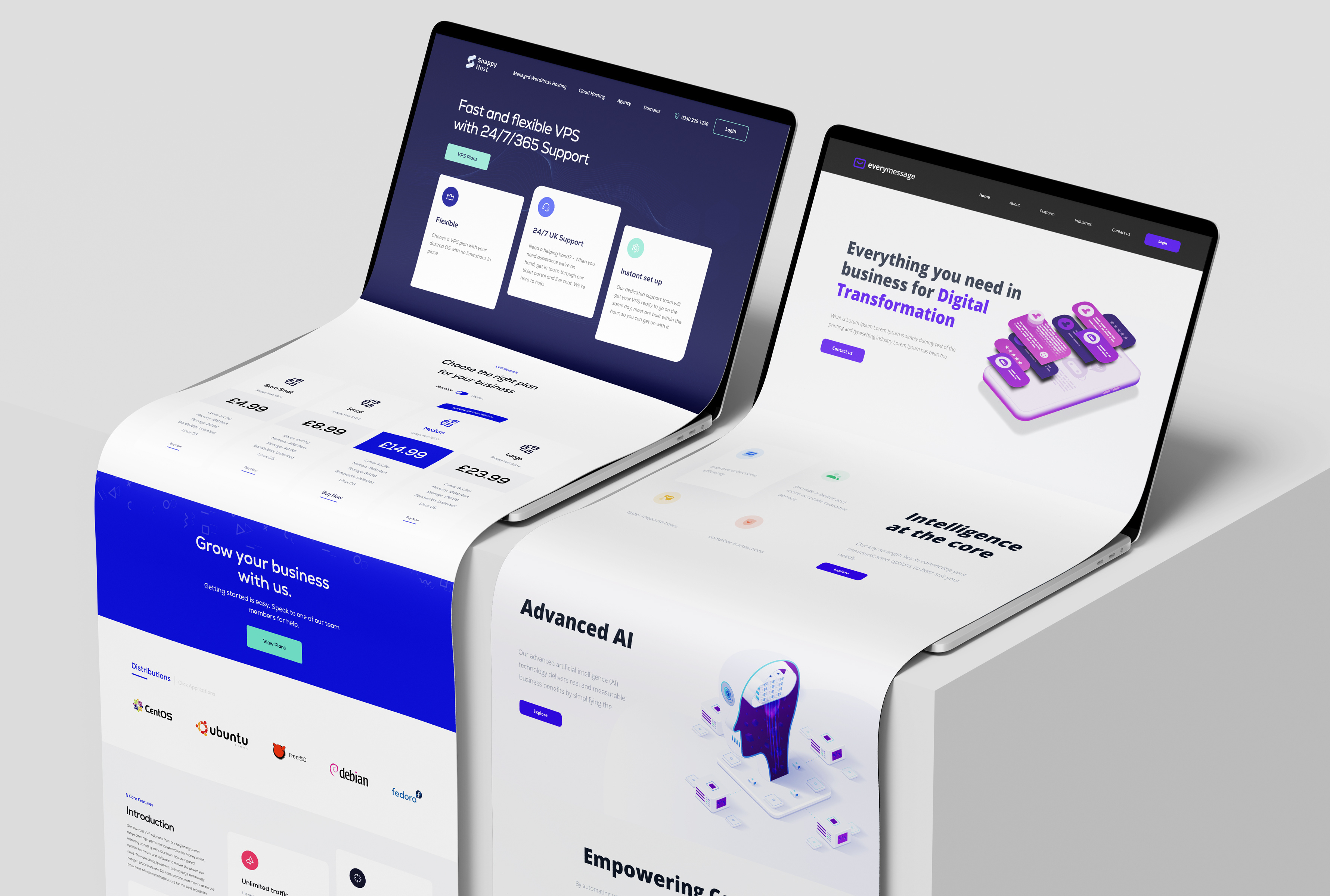 Example of Design UI UX Website With Figma/Adobe Xd