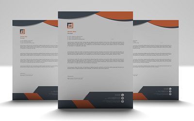 Letterhead Design Template stationary