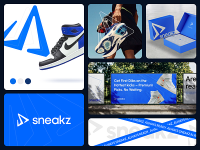 Sneakz Branding brand book brand guidelines branding design logo logo design sneakers visual identity