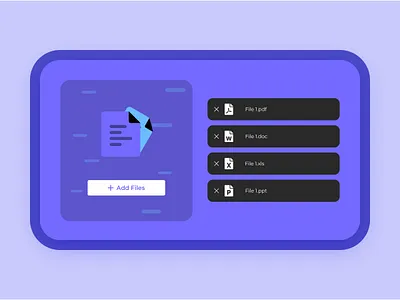 Upload Files - UI Design app app design design desktop app modern design modern ui ui ui deisgn upload files user interface ux web app