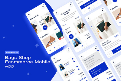 Bags Shop Ecommerce Mobile App app design design mobile app design ui ux design ui design ui ux uiux design ux design