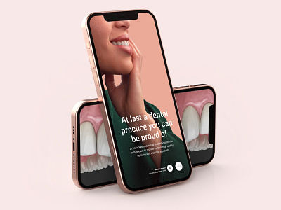 Dental Mobile /02 - work in progress aesthetics concept dental dental clinic dental website dentist design doctor doctor website healtcare health inspiration layout medical minimalist minimalistic mobile mobile layout tooth ui