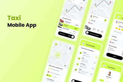 Taxi & Transport Services Mobile App app design design mobile app design ui ux design ui design ui ux uiux design ux design