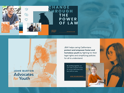 JBAY - Nonprofit Website Design branding design design agency minimal nonprofit web design web design agency
