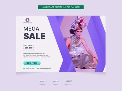 Landscape social media banner sale offer abn banner banner ad banner design branding color design facebook banner fashion graphic design illustration instagram banner isntagram banner offer sale