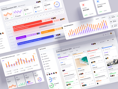 Eclipse - Figma dashboard UI kit for data design apps banking calendar chart components crypto dashboard dataviz desktop finance graphs kanban project road map saas service statistic tasks template timeline widgets