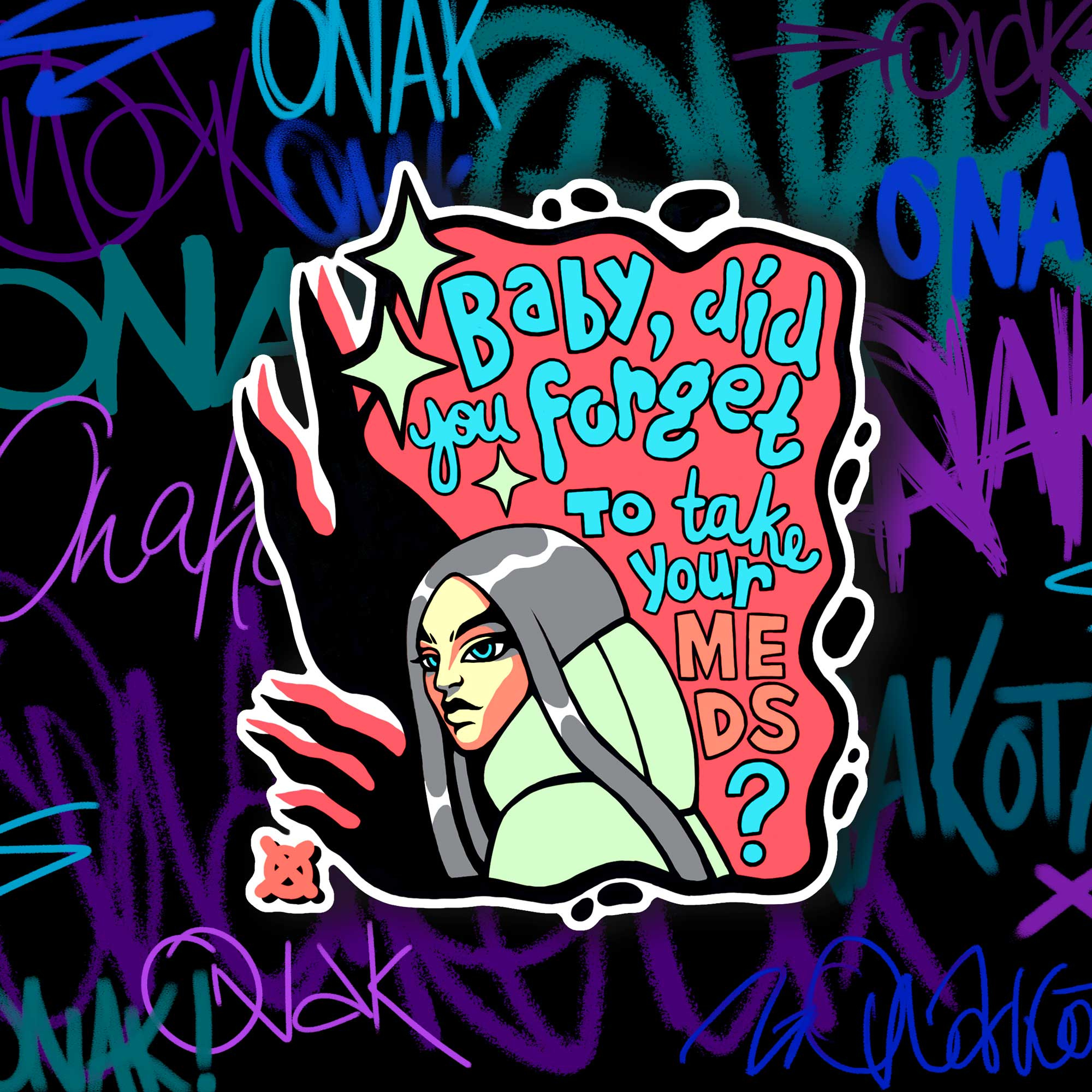 Example of Print design MEDS