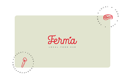 Restaurant logo branding design illustration typography ux vector