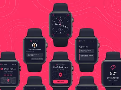 Smartwatch Watch OS UI UX Userflow app branding daily ui data visualization design flat graphic design icon icons identity illustration infographics ios logo smart watch typography ui ux vector web