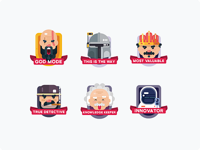 Stickers branding design illustration logo typography vector