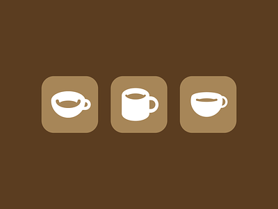 Cafe app icon app app icon cafe coffee design drink icon icons illustration logo minimal minimalism minimalist vector