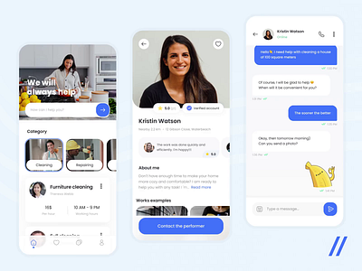 Services Marketplace Platform android animation app app design chat design design ui ecommerce interaction ios marketplace mobile mobile app platform preferences service shopping ui uiux ux