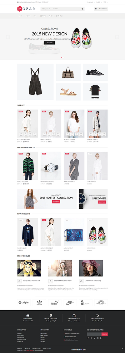 Mozar - Fashion Clothing Shop eCommerce HTML Template bootstrap fashion html template ecommerce website html template fashion boutique html template fashion shop html template fashion store html template