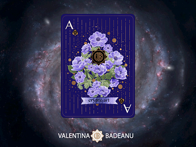 NFT Card Design ace aceofspades art cards crypto cryptoart design graphic design nft nftart playingcards