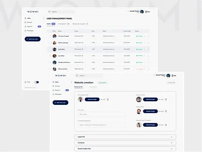 Admin panel for editing post covers admin panel covers design editing post ui user ux web