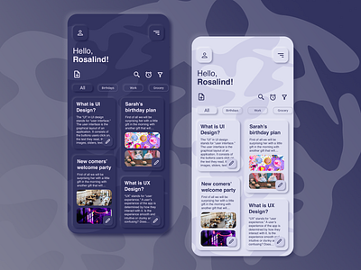 Neuromorphic Notes App UI design animation appdesign appui branding design freelancer illustration logo neromorphism neumorphism neuromorphic notes notesapp notesappui notesui patterns ui uidesign uiux webdesign