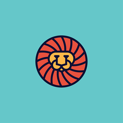 Lion Swirl Logo Design branding design illustration illustrator logo logo design logodesign vector