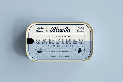 Bluefin Raw Bar Packaging Design