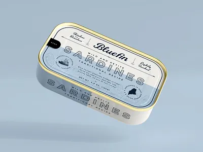 Bluefin Raw Bar Packaging Design