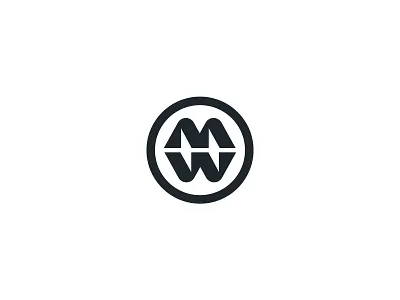 M W mark branding for sale unused buy icon logo logodesign logomark m mark w wordmark