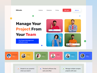 Project Management teams collaboration collaboration design home page landing landing page project management task management teams teamwork web webdesign website website design