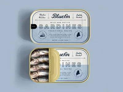 Bluefin Raw Bar Packaging Design