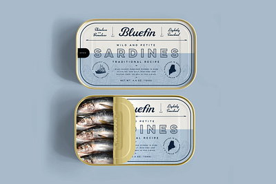 Bluefin Raw Bar Packaging Design