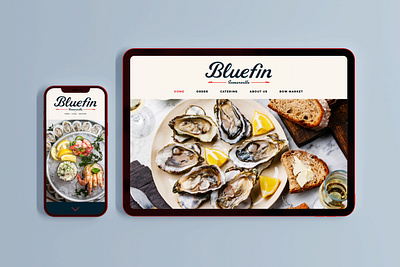 Bluefin Raw Bar Web Design