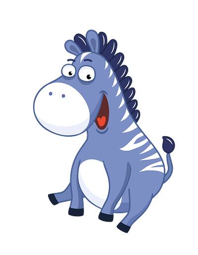 Happy Zarla character illustration mascot