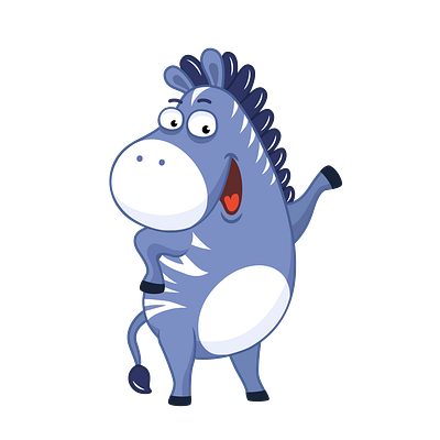 Hi, I'm Zarla! cartoon character mascot