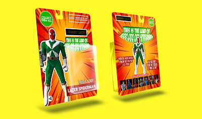 CUSTOM CARDBACK PACKAGING FOR AN ACTION FIGURE "COMISSION WORK" 3d branding graphic design packaging