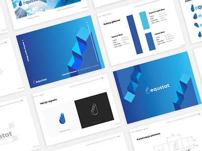 Equstat - brand book brand book brand guidlines branding design graphic design it company it logo logo logo book logo design logofolio presentation project visual key