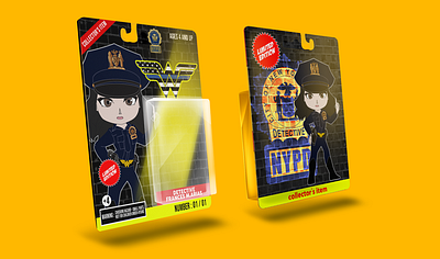 CUSTOM CARDBACK PACKAGING FOR AN ACTION FIGURE "COMISSION WORK" 3d branding design graphic design packaging