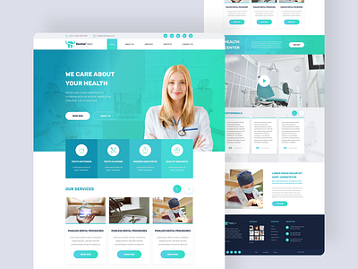 Dental Clean design mockup design ui ui design uiux user interface ux ux design web design web design and development web development web development company