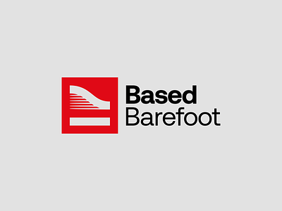 Based Barefoot Logo barefoot brand brandidentity branding clean conceptual design footwear identity identitydesign illustrator logo logomark logotype mark minimal running swissdesign timeless vector