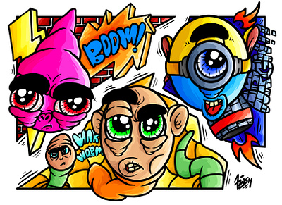 3 brothers branding byawish byawish madebyawish design icon illustration vector