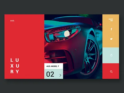 Luxury Cars - Landing Page app cars design events html illustration landing landing page luxury multipurpose onepage portfolio purpose shop ui ui design ux ux design web website