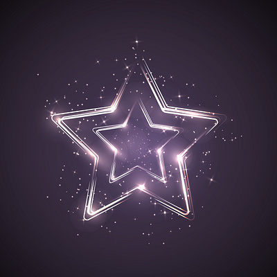 Star shine shimmer with stars sparkles glowing