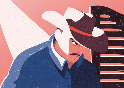 Cowboy design graphic design illu illustration