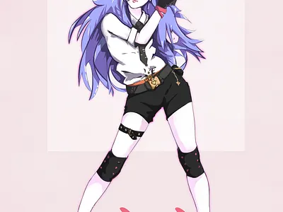 Lily - Last Shot character character design digital art illustration k pop korean kpop