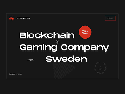 Blockchain gaming company animation blockchain crypto design desktop gaming landing parallax scroll ui web