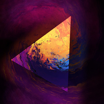 Trippy triangle color procreate space trippy